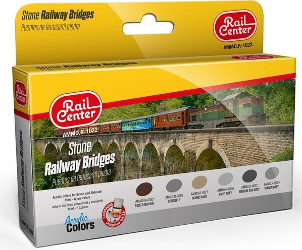 Actual product image Ammo Rail Center - Stone RailWay Bridges