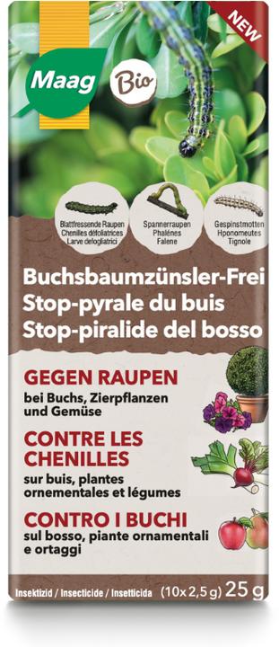 Maag Box tree moth-free (Boxwood borer, Cabbage cockroach, Clamps, Frost moth, Owl Caterpillars, Spider Moth, Weisslings)