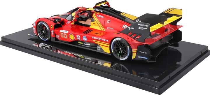 Actual product image Bburago Ferrari Signature 499P LeMans Champ. 2024 1/18 rot