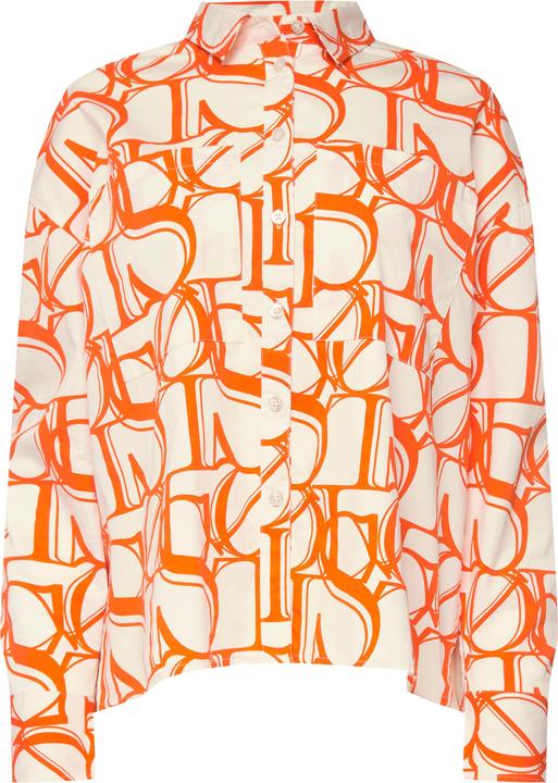 Produktbild Laurasøn Hemdbluse, oversized, XL-Writing-Print, Langarm, OEKO-TEX (S)