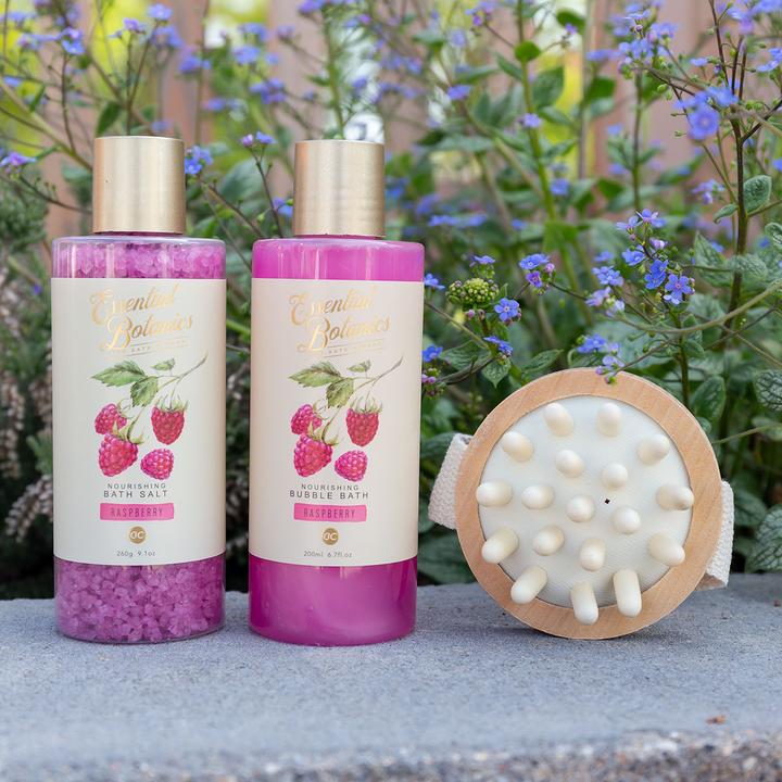 Immagine prodotto Accentra Set da bagno ESSENTIAL BOTANICS - FRUITS in confezione regalo, comprensivo di bagnoschiuma da 200 (Set per la cura dei capelli)