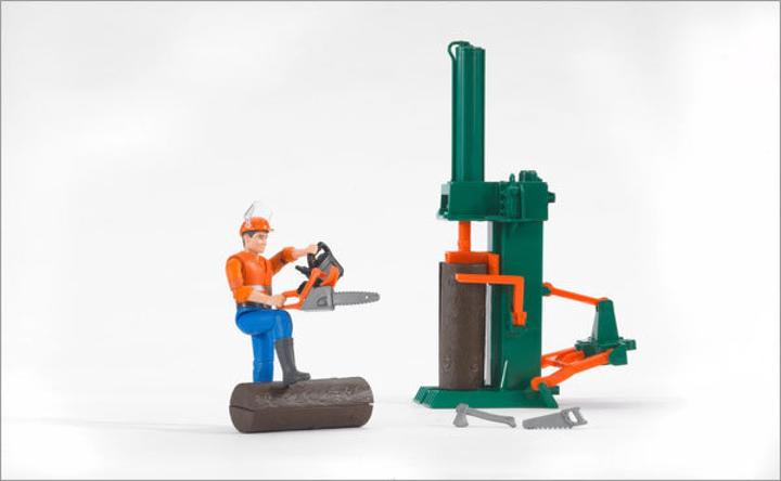 Productafbeelding Bruder BR Bosbouw set bWorld met figuur