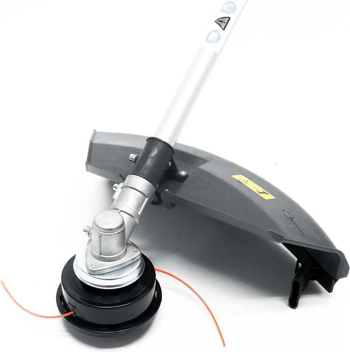 Produktbild Wiltec 5in1 Benzin Multitool 1,76PS Rasentrimmer Heckenschere Hochentaster Sense Garten (Metallschneideblatt)