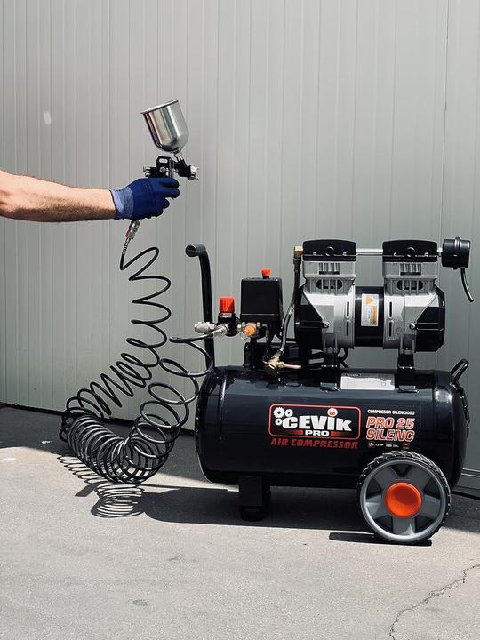 Actual product image Cevik Silent Air Compressor (25 l, 8 bar)