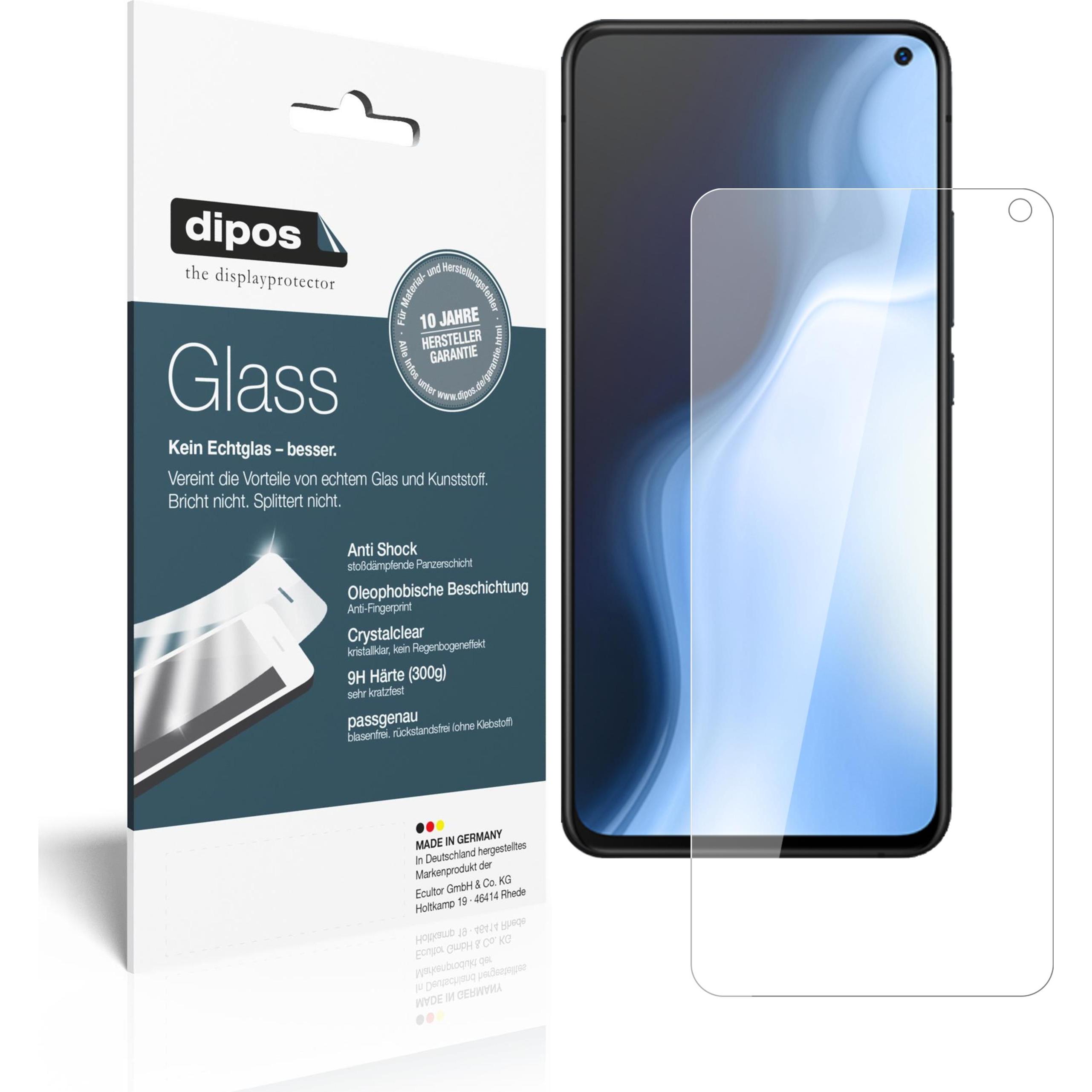 Dipos Displayschutz Anti-Shock (2 Stück, Vivo S5), Smartphone Schutzfolie, Transparent