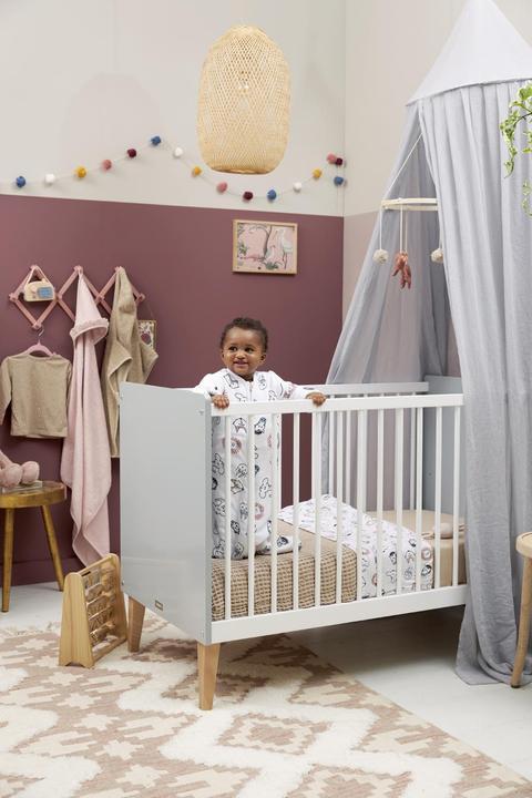 Productafbeelding Meyco Baby Dieren/Laken Groot - Set van 2 - wit - 100x150cm (100 x 150 cm)