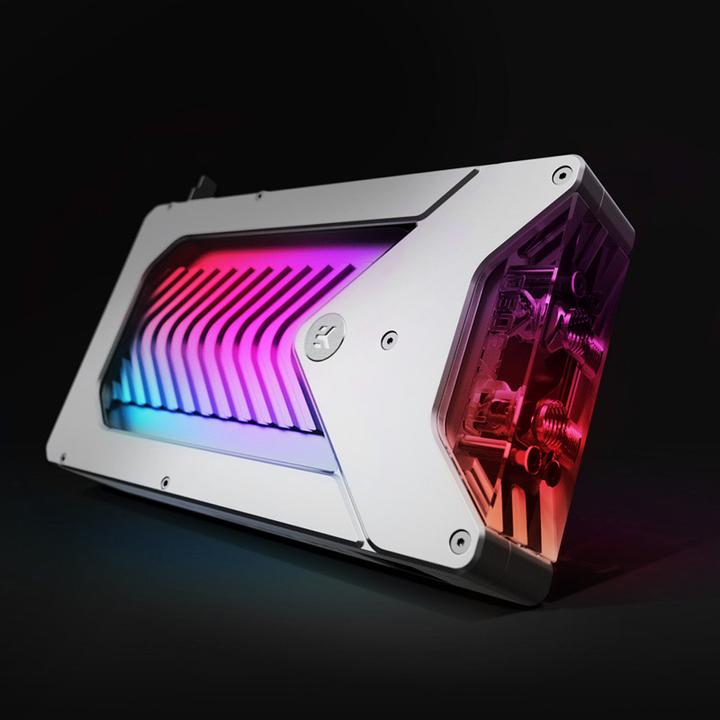 Actual product image EKWB EK Quantum Vector FE RTX 3090 D-RGB Active Backplate - Silver SE