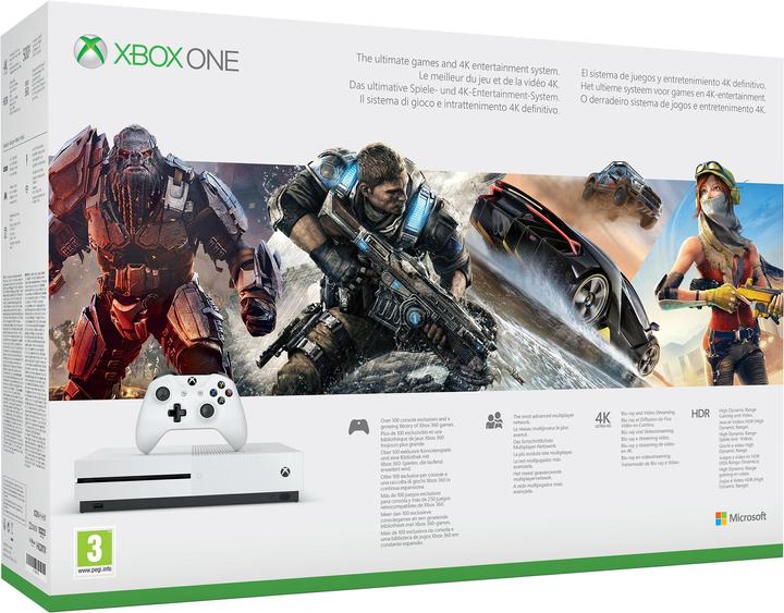 Image du produit Microsoft Xbox One S 500GB + Forza Horizon 3
