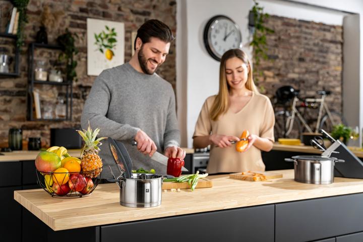 Produktbild Zwilling 1009149 Simplify Edelstahl-Kochtopfset (Pfannenset + Topfset, Edelstahl, 16 x 40.30 cm)