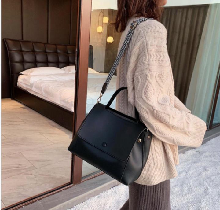 Produktbild Only-Bags.Store Vegane Ledertasche, Schwarze Handtasche, Schwarze Tasche, Vegane Ledertasche, Vegane