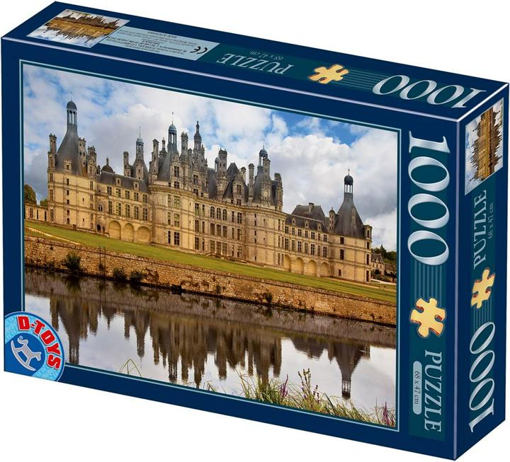 Actual product image D-Toys Jigsaw Puzzle 1000 France, Chambord Castle (1000 pieces)