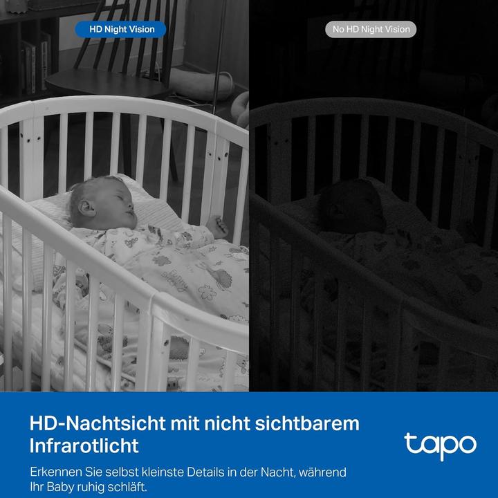 Actual product image TP-Link Tapo C840 Dual-Objektiv Smart Baby Kamera (1920 x 1080 Pixels, 2560 x 1440 Pixels)