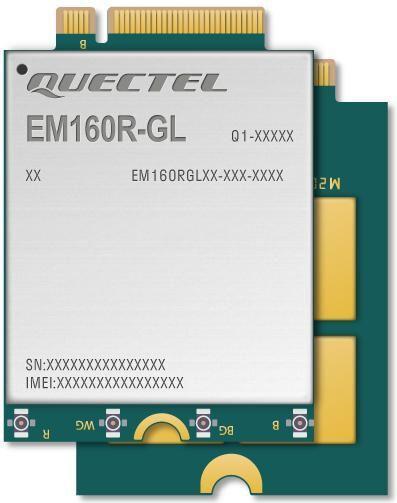 Actual product image Lenovo ThinkPad Quectel EM160R-GL 4G Cat 16 M.2