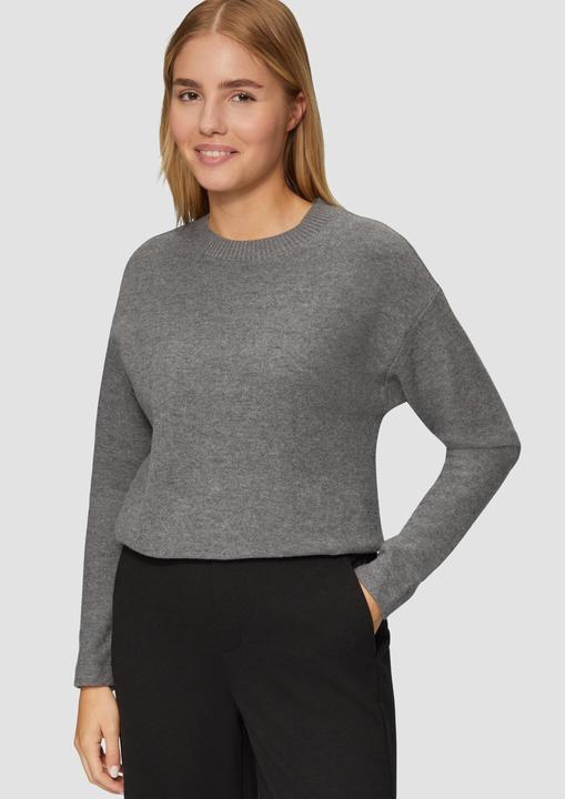 Produktbild s.Oliver Sweatshirt Weiches Sweatshirt mit gebrushter Oberfläche (44)