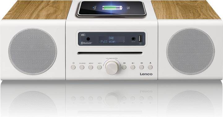 Produktbild Lenco MC-375WHWD (Bluetooth, CD Player, 2x 20 W)