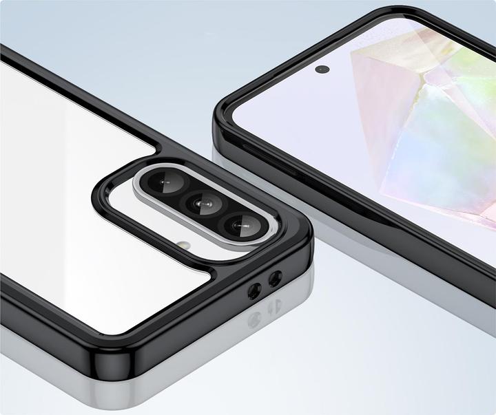 Immagine prodotto Hurtel Back panel cover Outer Space Case for Samsung Galaxy A26 Cover with Flexible Frame - Black (Samsung Galaxy A26)