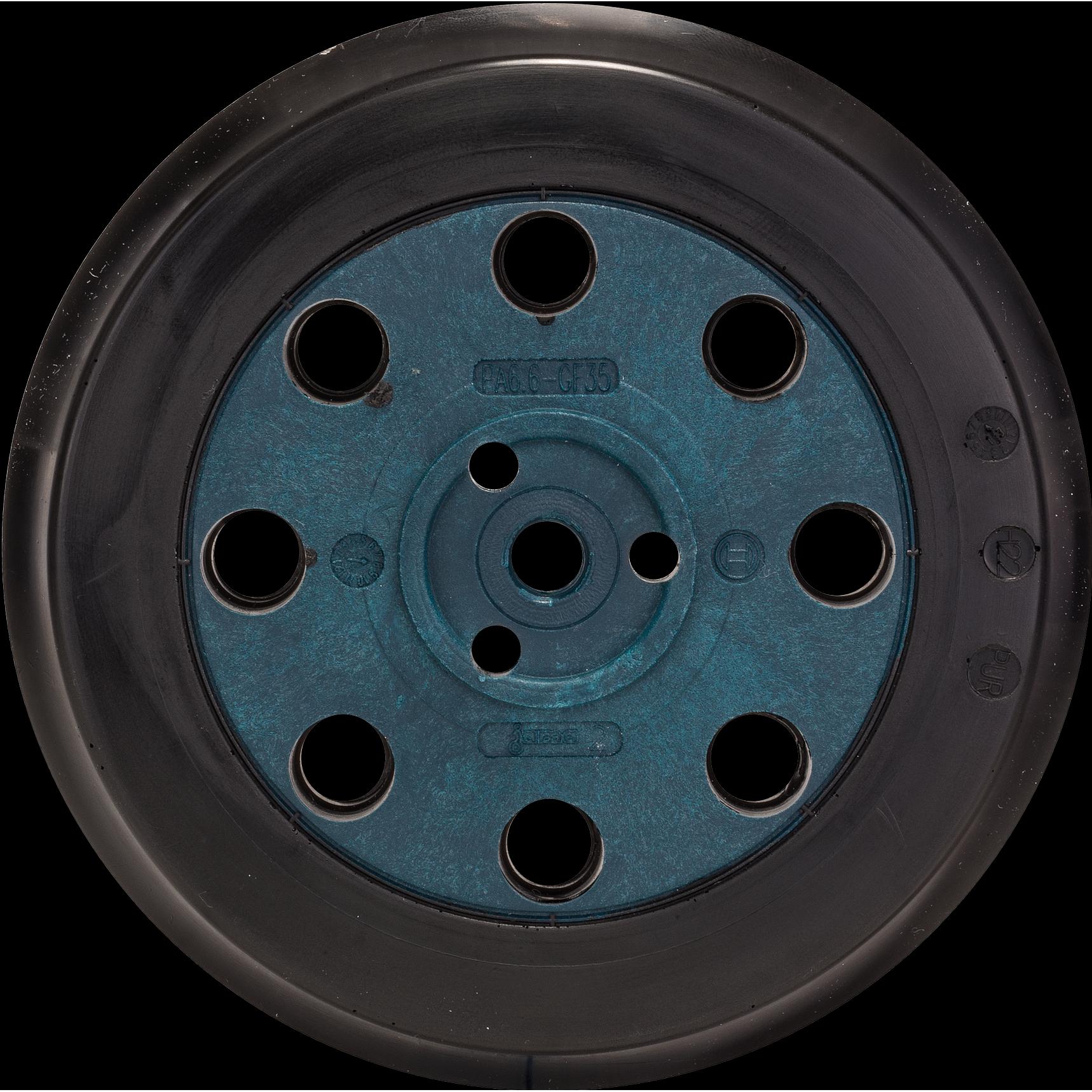 Bosch Professional Zubehör, Schleifmittel, Schleifteller hart, 125 mm, für PEX 12, PEX 12 A, PEX 125 (Hart)