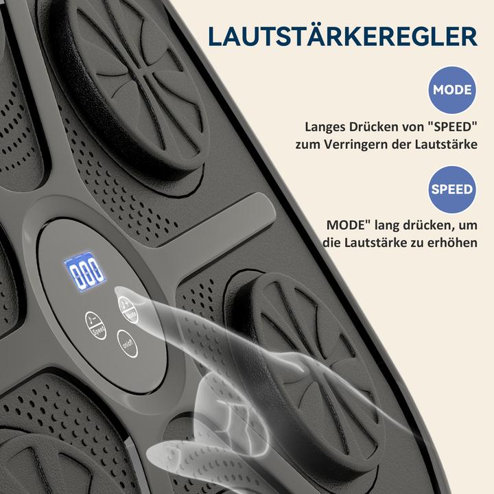 Produktbild SportNow Music Boxing Machine Kunstleder, Kunststoff Schwarz (41.80 cm)