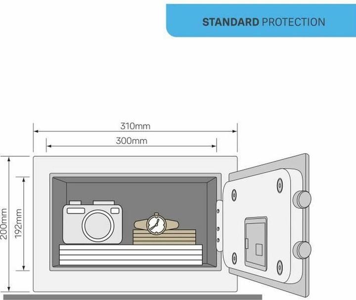 Produktbild Yale Möbeltresor DB2 mit Alarmfunktion (8.60 l)
