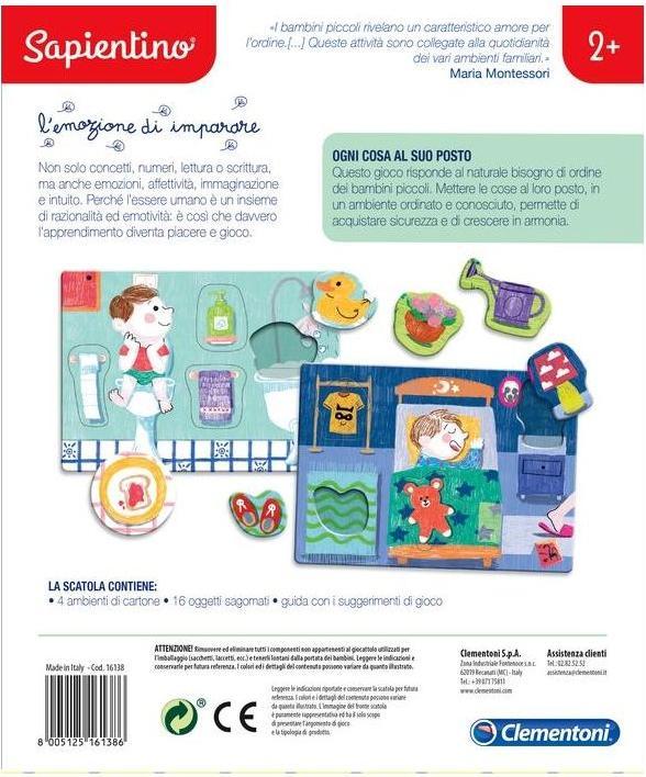 Actual product image Clementoni Ogni cosa al suo posto IT