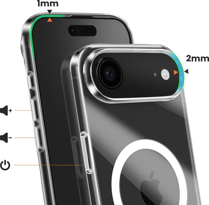 Produktbild Spigen - Liquid Crystal MagSafe - iPhone 17 Air - Clear / White (Apple iPhone Air)