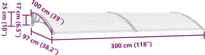 Actual product image vidaXL Hannie (240 x 100 cm)