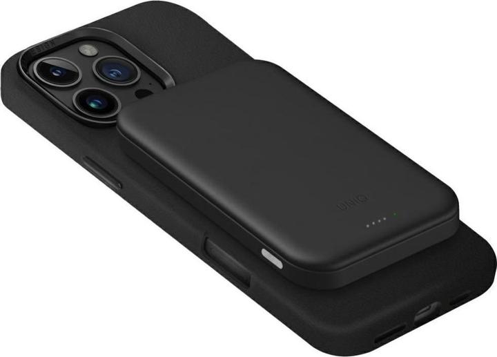 Produktbild Uniq Powerbank Lyden Lexa Magnetic 5000mAh PD USB-C MagSafe black (5000 mAh, 20 W)