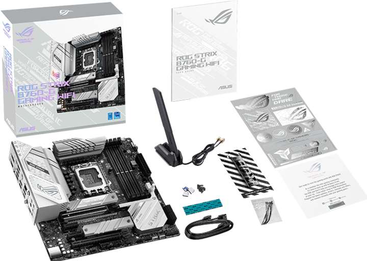 Immagine prodotto ASUS ROG STRIX B760-G GAMING WIFI (LGA 1700, Intel B760, mATX)