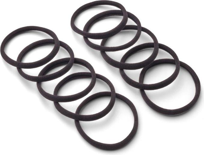Immagine prodotto Trisa Elastici per capelli senza cuciture sottili 4,5 cm nero 10 pz. (Elastico per capelli)