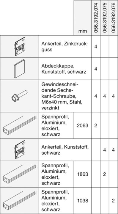 Produktbild HAWA Schiebetür-Ausrichtbeschläge