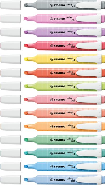 Actual product image STABILO Swing Cool Pastel 48disp 2022 (Multicoloured, 4 mm, 48 x)