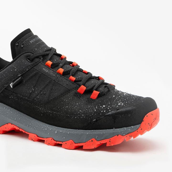 Image du produit Quechua Chaussures de randonnée montagne imperméables, homme MH500 noires (44.5)