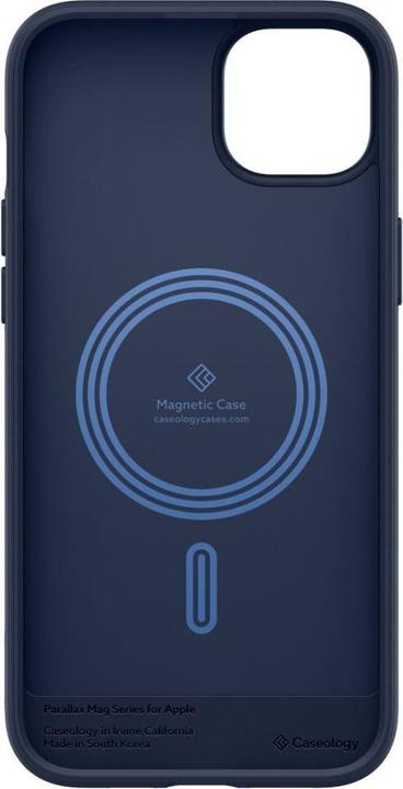 Actual product image Caseology Parallax Magsafe Case for Apple iPhone 14 Plus - midnight blue (Apple iPhone 14 Plus)