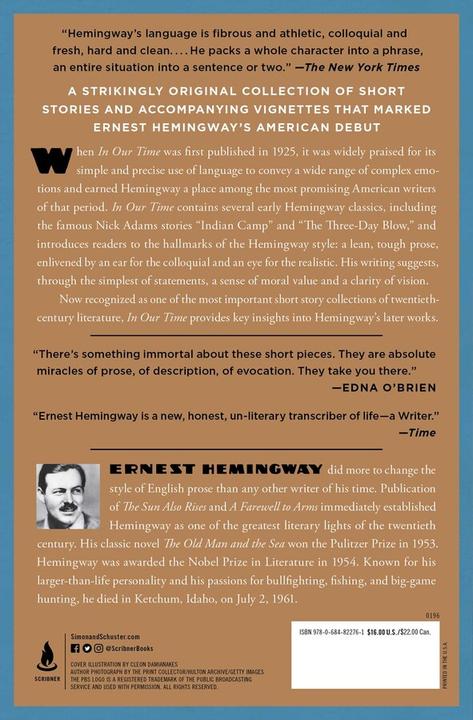 Produktbild In Our Time (Englisch, Ernest Hemingway, 1996)