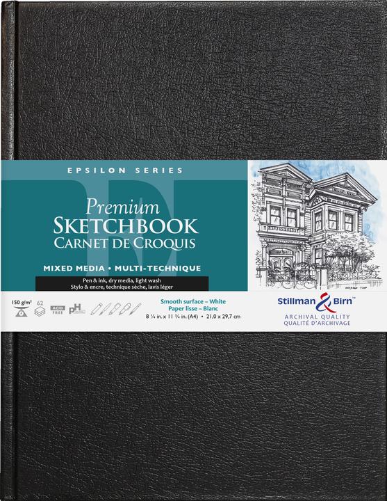 Actual product image Stillmann & Birn Epsilon booklet bound (150 x 150 mm, Hardcover)