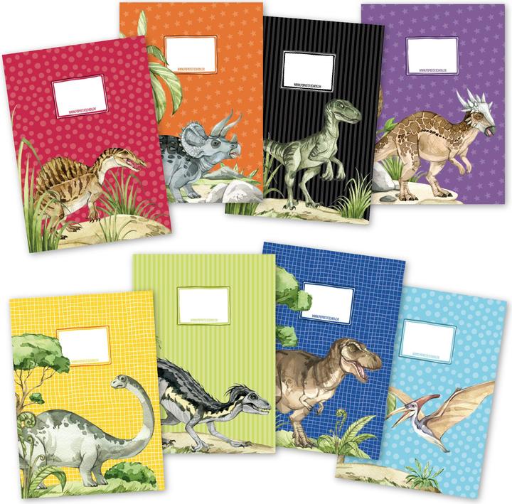 Produktbild Papierdrachen 8 Papierheftumschläge A4 Welt der Dino - Set 16 (A4)