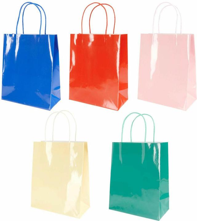 Rico Design Papiertten Set, Magic Rainbow, M, FSC MIX, 20 x 25 x 10,3 cm, 5 Stk, glnzend (5x)