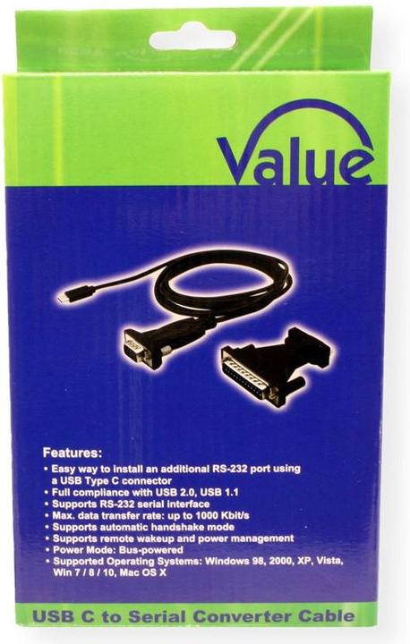Productafbeelding Value Converter USB - > serieel (1.80 m)