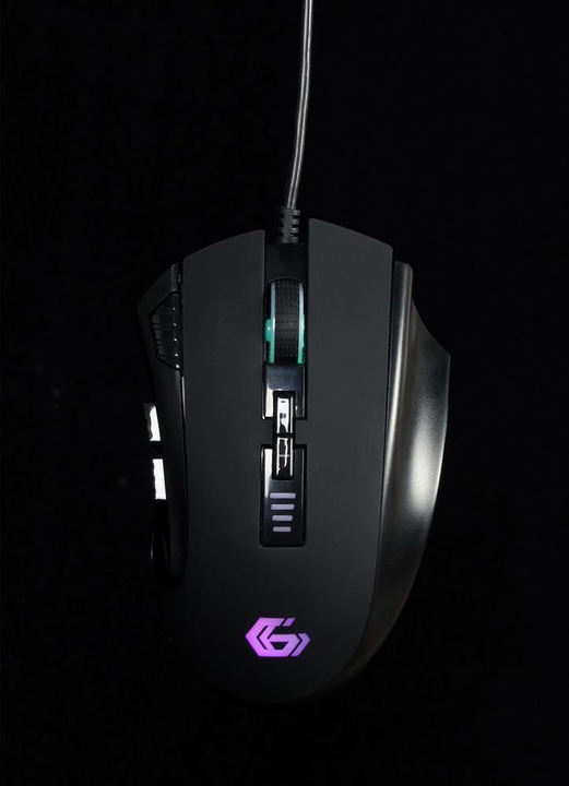 Image du produit Gembird Souris de jeu 12 boutons avec éclairage LED (Filaire)