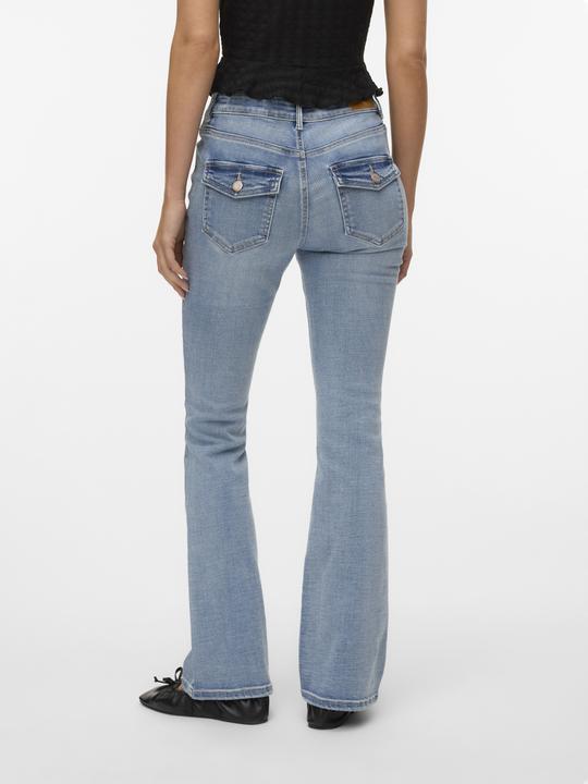 Produktbild Vero Moda VMFLASH Mid Rise Ausgestellt Jeans Ausgestellt (30)