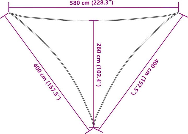 Immagine prodotto vidaXL Tenda da sole 100% poliestere Oxford (4 x 5 x 6,4 m)