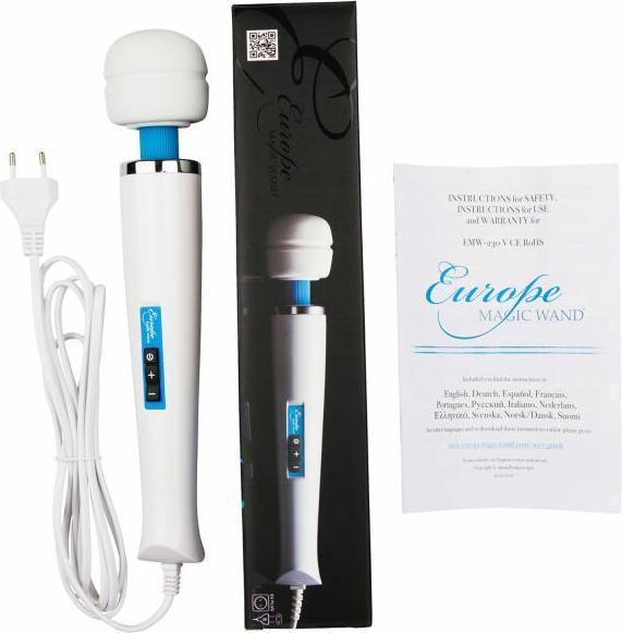 Produktbild Europe Magic Wand Massagestab / Vibrator, Massager, Stabvibrator, Erweiterbar, mit Netzanschluss