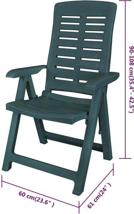 Produktbild vidaXL Garten Essgruppe (76 x 76 x 72 cm)