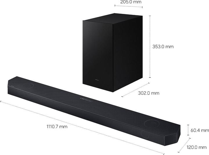 Actual product image Samsung HW-Q600H/EN (320 W, 3.1.2 Channel)