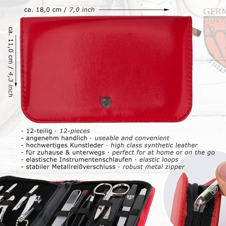 Produktbild Drei Schwerter 12-teiliges Nagelset 'Palermo'