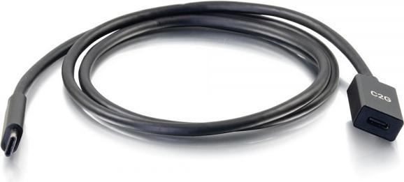 Produktbild C2G Verlängerungskabel USB-C auf C 3.1 (Gen 1) Stecker/Buchse () (0.90 m, USB 3.2 Gen 1)