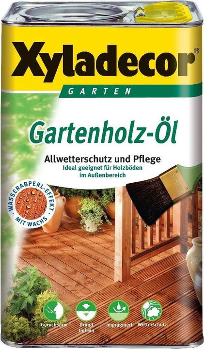 Image du produit Xyladecor Huile pour bois de jardin (Nature sombre, 2.50 l)