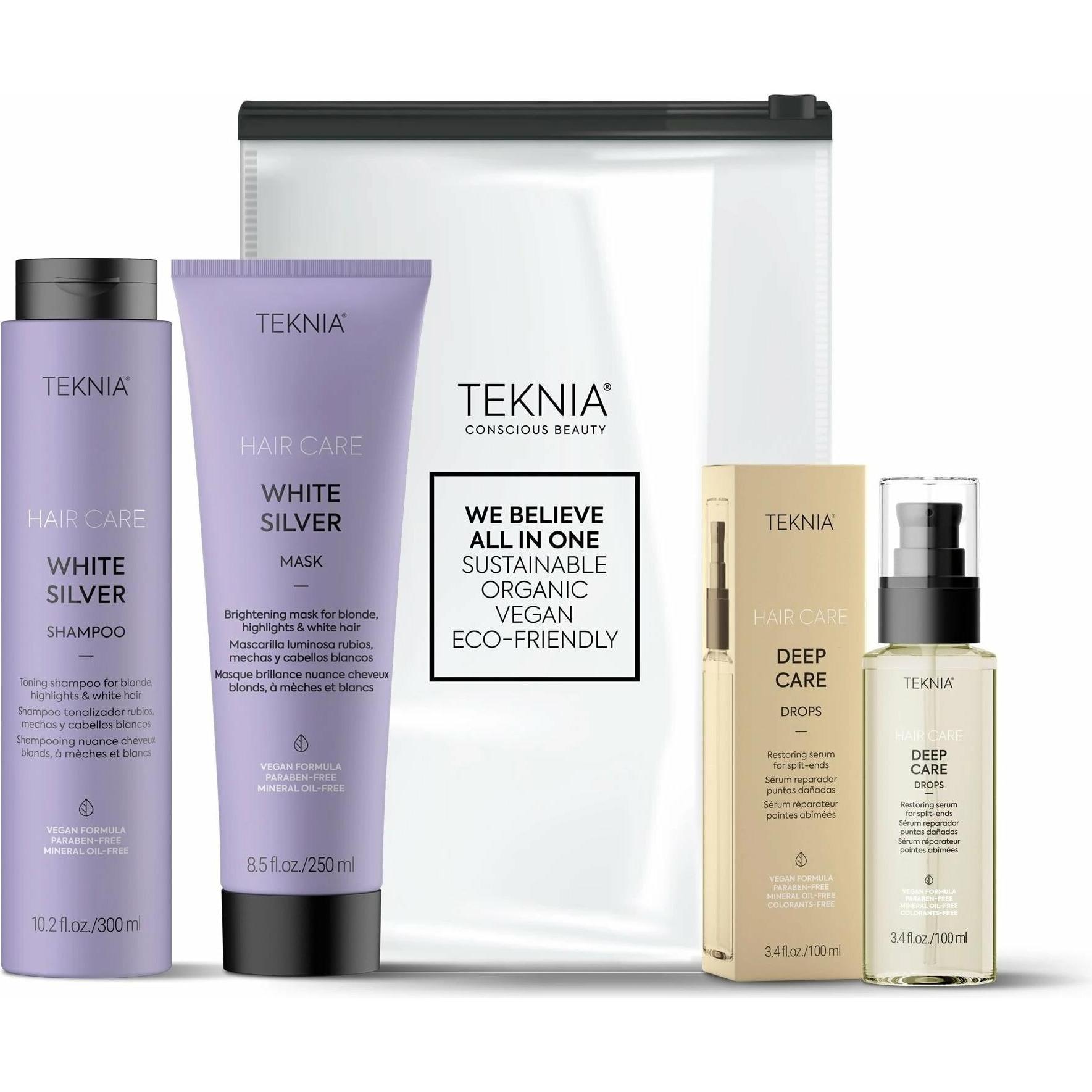 Lakmé, Shampoo, Lakme Teknia Blonde Lovers Pack: Shampoo 300ml + Maske 250ml + Tiefenpflegetropfen 100ml (300 ml, Flüssi...