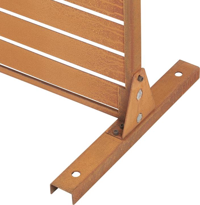 Actual product image Casa.Pro Trennwand Nodepp Cortenstahl 180x120 cm Edelrost (180 x 120 x 40 cm)