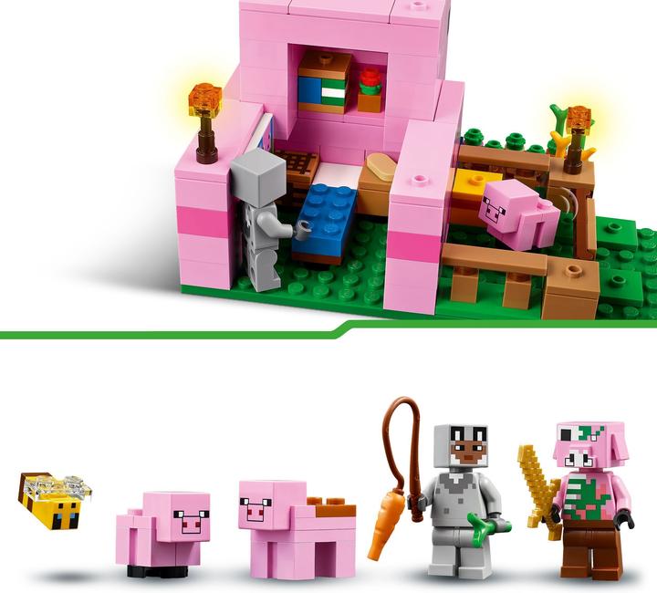 Actual product image LEGO Das Babyschwein-Haus (LEGO Minecraft)